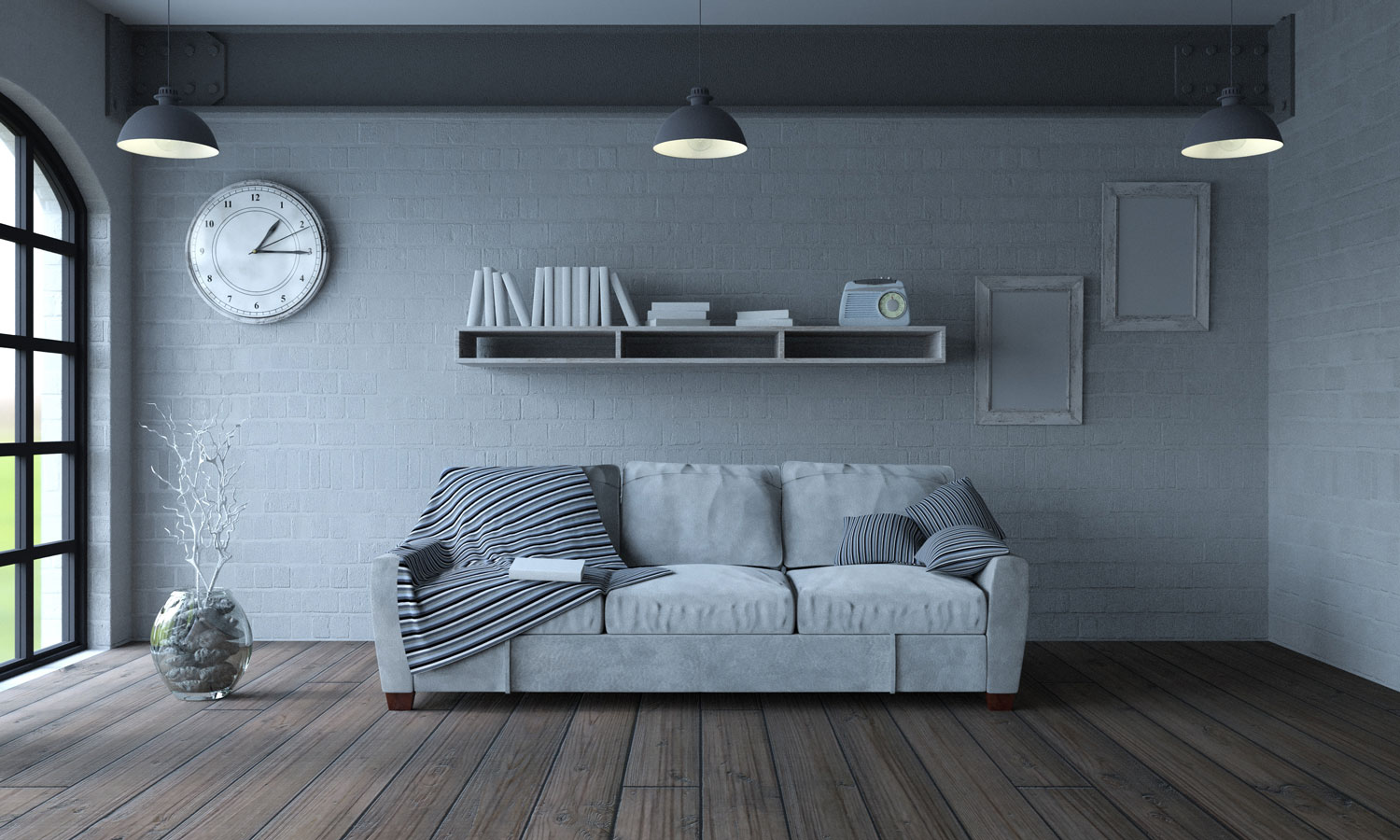 Chọn sofa theo tỷ lệ trần nhà