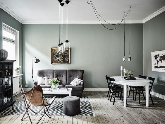 Các gam màu trung tính được sử dụng trong phong cách Scandinavian